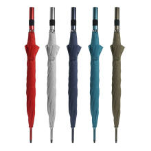 Environmentally Friendly RPET Aluminium Stick Manual Open Straight Umbrella